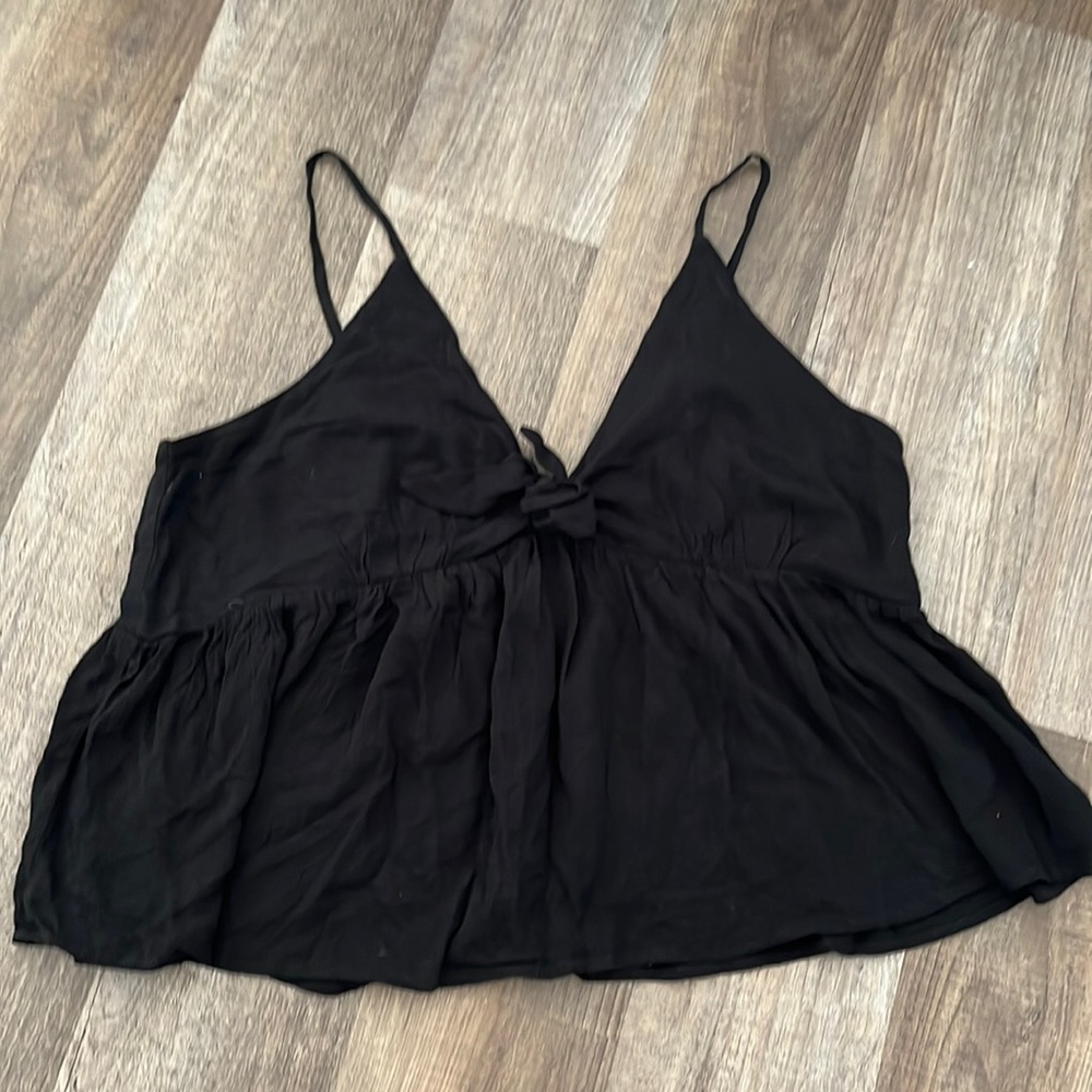 Black tie front top